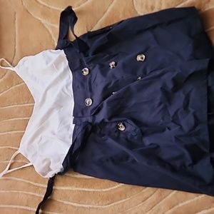 Navy Fashion Nova Romper
